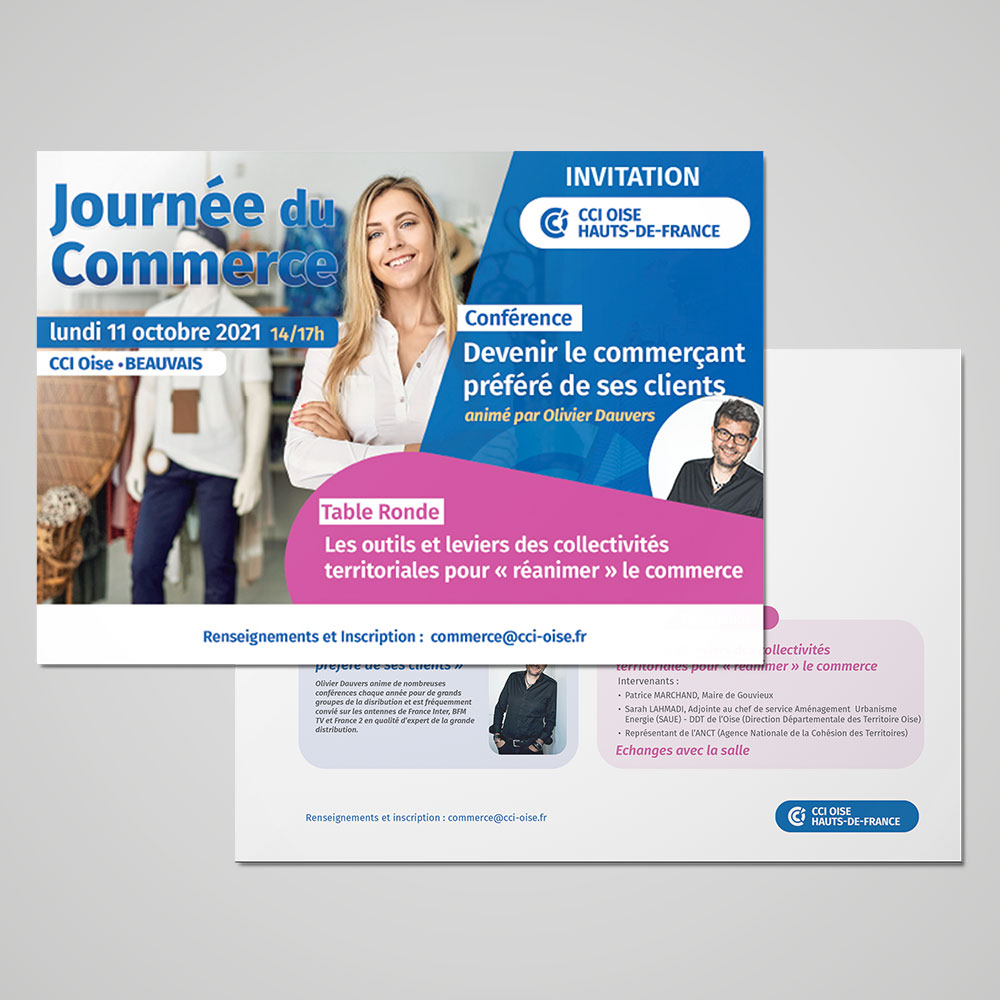 Invitation Print Journée du Commerce